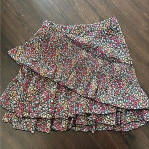 Ted Baker Multicolor Floral Asymmetrical Skirt